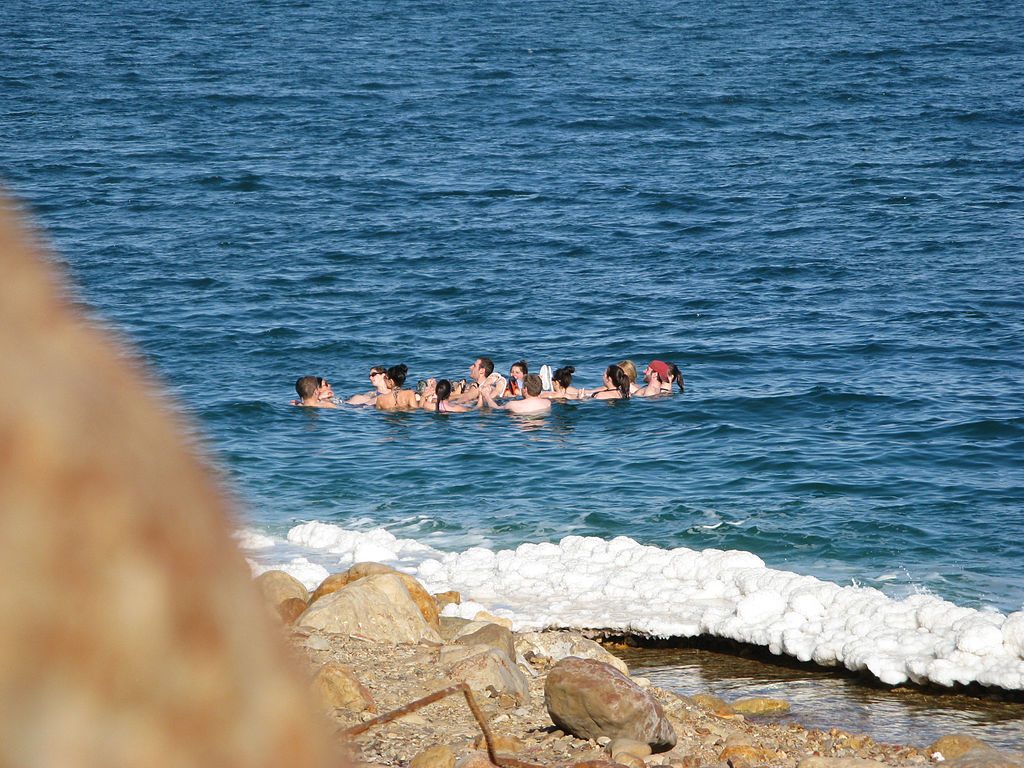 dead sea tourists